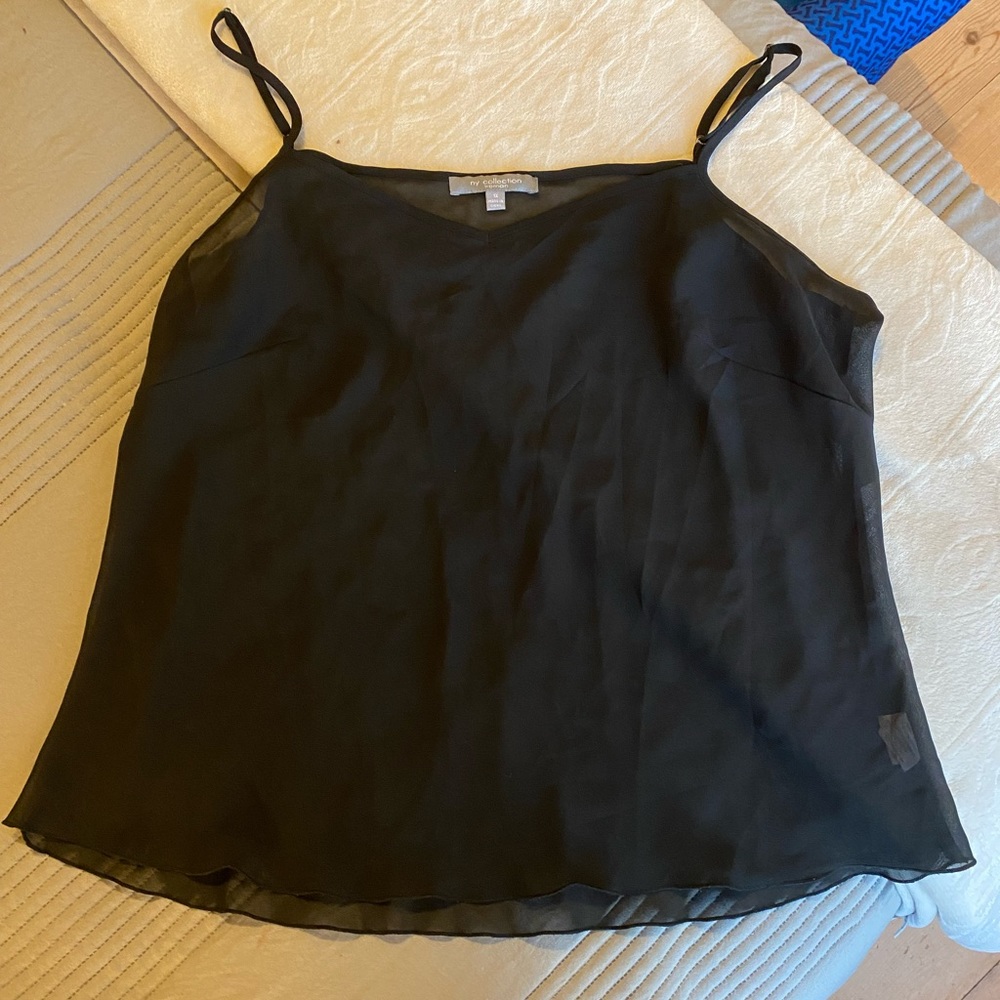 Black tank top